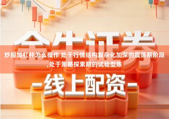 炒股加杠杆怎么操作 处于行情结构复杂化加深的震荡期阶段,处于策略探索期的试验型账